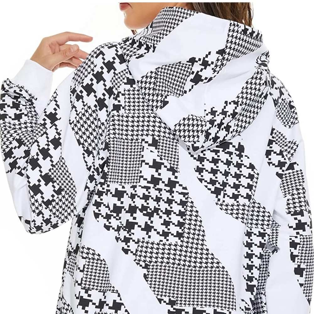 Womens Hoodies Pullover Drawstring Hoodie Winter Fall Pullover Long Sleeve - Picture 2 of 4